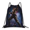 Custom T-Tekkenes Drawstring Bag Women Men Lightweight Beat 'em Up Sports Gym Storage Backpack