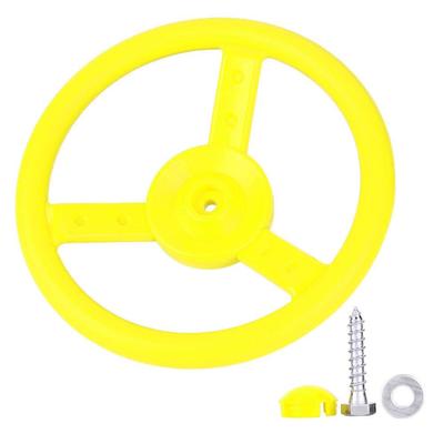Small Steering Safe Educational Toy for Great for Outdoor Indoor and Outdoor Use Kids' Wheel, & Durable, Kids, Sports, (Yellow)
