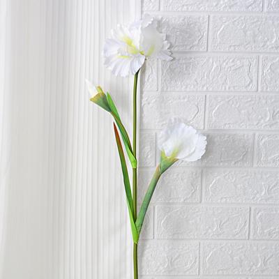 1pc Living Room Spring Decor Home Table Artificial Iris Flower Wedding Wedding Dress
