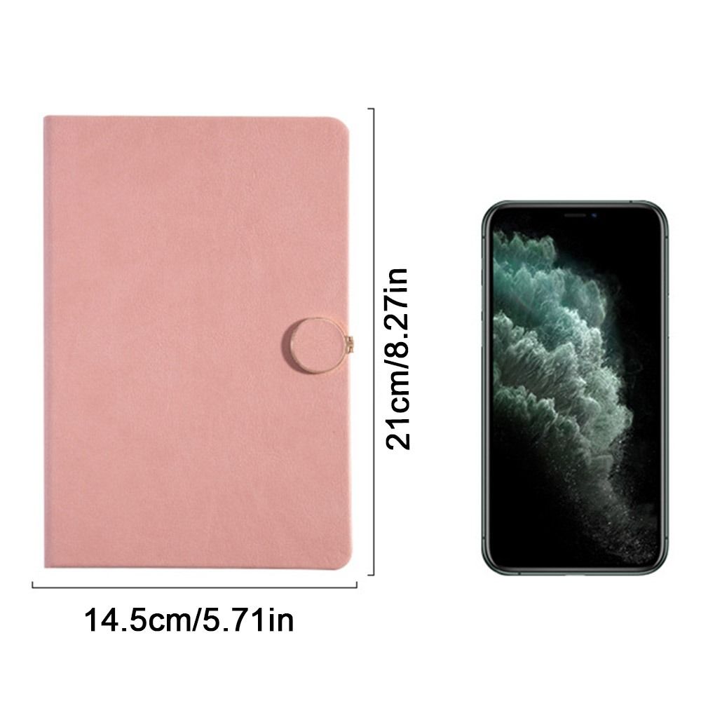 200 Pages Business Office Notebook PU Leather Cover Diary Students Notebook  Agenda Organizer