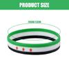 Multicolor Silicone Wrist Band Sports Casual Bangle Bracelets Motivational Suitable for Sports Concerts