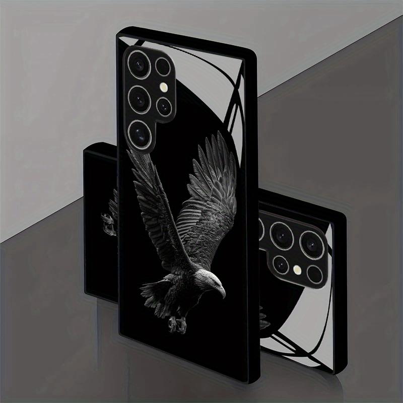 New Luxury Fashionable Eagle Pattern Glass Case Suitable for S21 Ultra 5 S22 S23 S24 S25 S26 Ultra S25 back cover