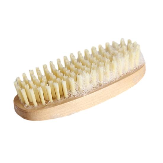Cleaning Brush Soft Bristles Comfortable Grip Wooden Handle Portable Scrub Brush Gentle Cleaning Tool