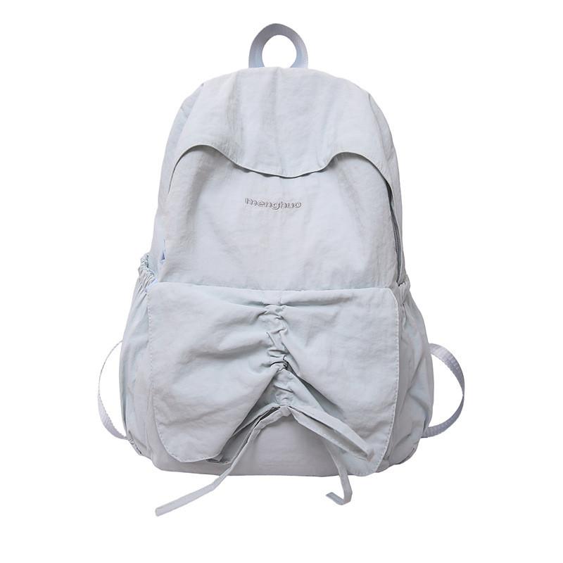 College Style Girls Backpack Summer Nylon Minimalist Design Casual Daypack With Comfortable Shoulder Straps