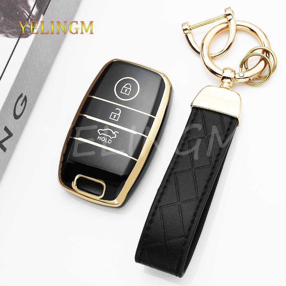 3 Button Case Tpu Car Key Bag Protective For Kia Optima Ceed Sorento Rio Rio5 Sportage R K3 Kx3 K4 K5 Ceed Cerato -