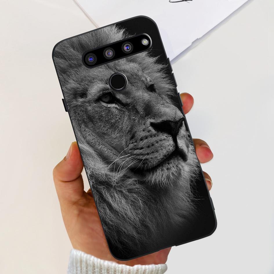 For LG V35 ThinQ Case Cover For LG V40 V50 V50S ThinQ Shockproof Silicone Cases Fashion Flower Soft Funda For LGV50 ThinQ Bumper
