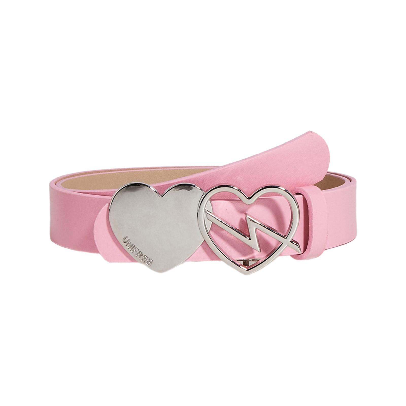 Lady Waistchain Heart Buckle Skinny Chain Sexy Heart Buckle for Daily Banquets Dress Costume Jewelry 1 розовый