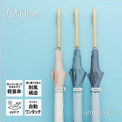 Waterfront Umbulatio Airy Light Long Umbrella in Sketch Flower Powder Pink, 58cm, Slim and Lightweight, Windproof for Women (U158-0786LP2-B0)