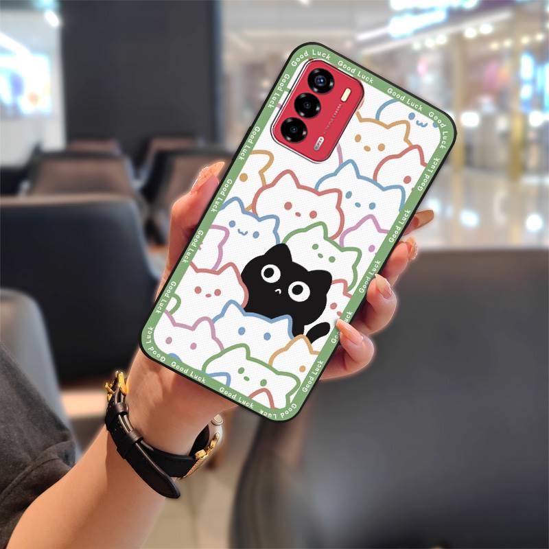 TPU Soft case Phone Case For ZTE Blade V40 Vita/A72 Phone Pouch Anti-knock Cartoon Dirt-resistant Full wrap Anti-dust