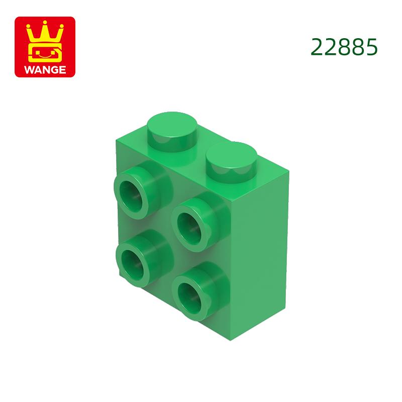 Non-Toxic 77Pcs/Lot 1X2X1 2/3 With Studs On 1 Side Block Moc Color Accessories Compatible With 22885 Brick Diy Children Toy Assembly