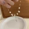 Pearl tassel necklace women's summer high-end design sense niche neck chain new collarbone chain accessories tide