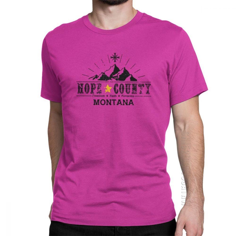 Far Cry T-Shirt Spiel John Seed Hope County Kreuz Mann T-Shirts Hipster 100% Baumwolle Kurze Ärmel T-Shirt Normale Kleidung