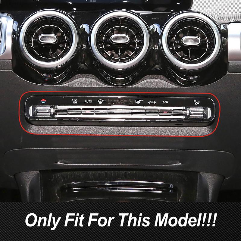 Car Console Air Condition Outlet Button Panel Frame Sticker For Mercedes Benz GLB X247 GLA H247 - Interior Accessories