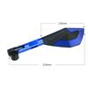 Kolip Motorcycle Rear View Mirrors, Aluminum Alloy Pentagonal Side Mirrors, Handlebar Mount Universal For Motobiker ATV