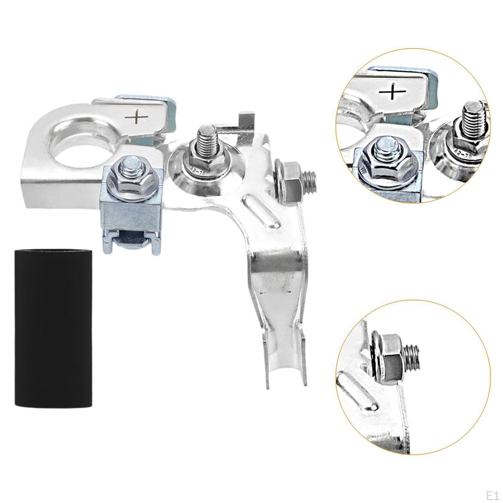 7T4Z-14450-a Battery Terminal Clamp Alloy Heavy Duty High Performance Heat Shrink Tube Included