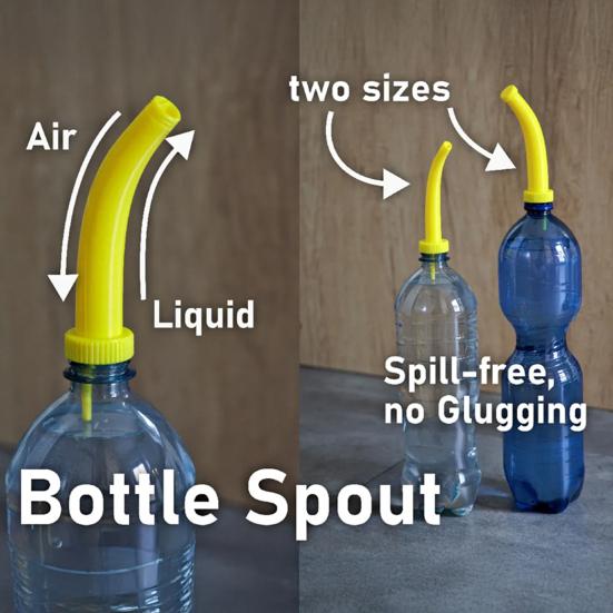 Universal Can Cap Spout with Vent Indoor Outdoor Garden Plants Watering Bottle Lid Mount Extendable Nozzle Adapter
