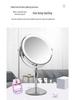 8" Double-Sided LED Lighted Makeup Mirror with Adjustable Height and Magnification