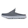 36-46 Unisex Slippers Men's Half Slippers Mesh Meter-breathable Men's Black Mueller Shoes
