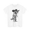 Raccoon Cowboy Tshirt Raccoon Animals Lovers Western Women Men Shirt Harajuku Graphic T Shirts Oversized T Shirt