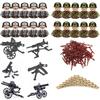 WWII Soldier Military Series Building Blocks Set with Weapons and Sandbags