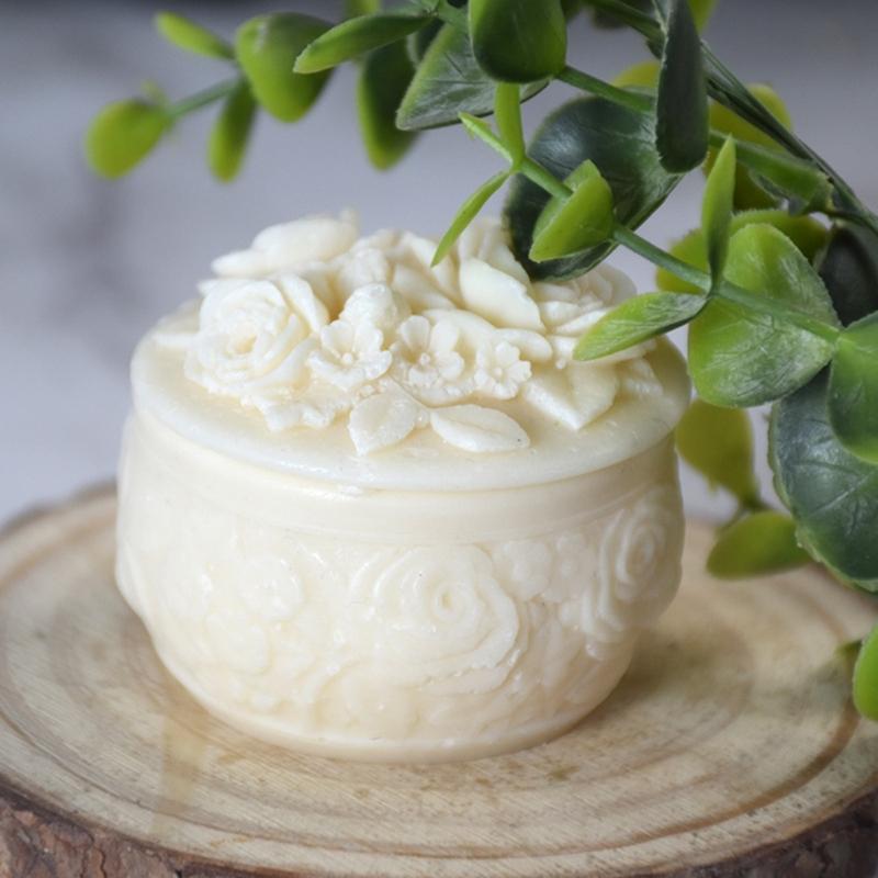 Rose Decorative Storage Box Container Molds Storage Box Silicone Mold for  Epoxy Resin Trinkets Holder Home Decor