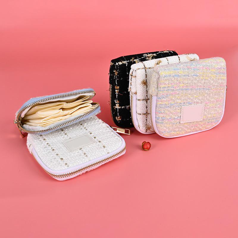 Velvet Multi-layer Jewelry Organizer: Portable Travel Storage for Rings, Necklaces, Earrings - Dustproof and Compact.