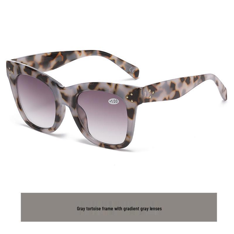 

Модные унисекс прогрессивные очки для чтения: Женские с крупной оправой, Мужские HD с круглой оправой и Стильные двухцветные варианты. +4.00