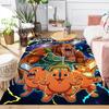 Chainsaw Man Soft Area Rug with Trendy Cartoon Anime Printed Non slip Washable , Suitable for Bedroom Kitchen Living Room THW