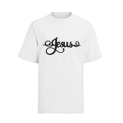 Men's T-Shirt Organic Cotton Jesus Is King God Bible Love Pray Church Faith