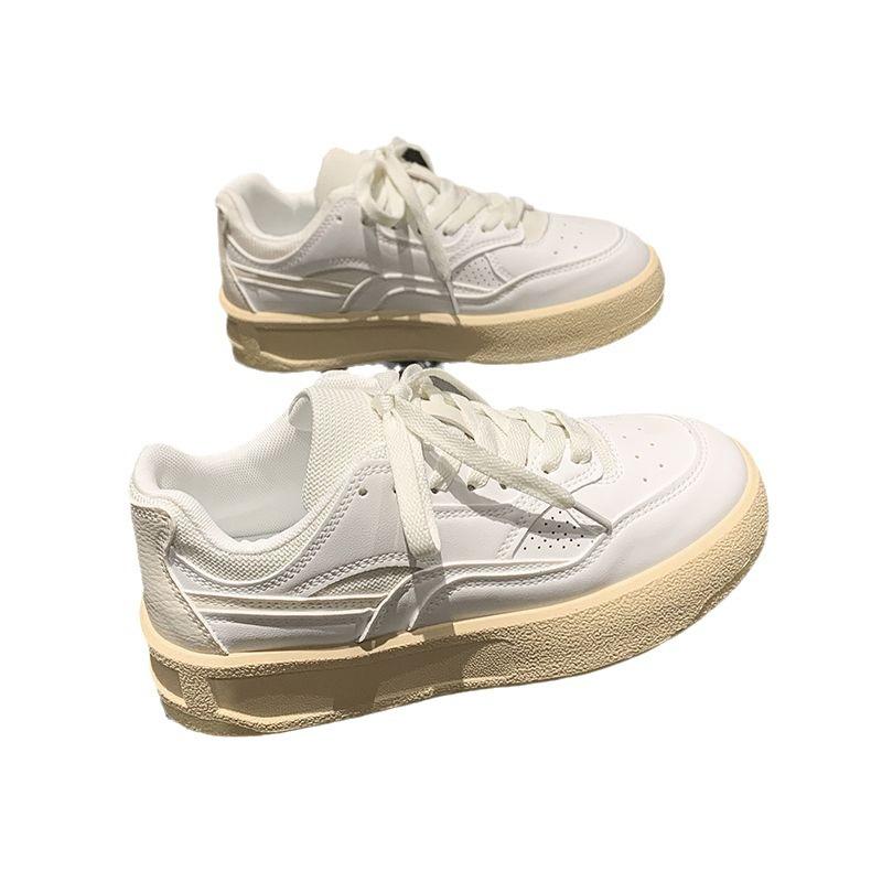 Flat All-match Small White Shoes Women 2024 Summer New Breathable Simple Retro Board Shoes Sports Casual Shoes