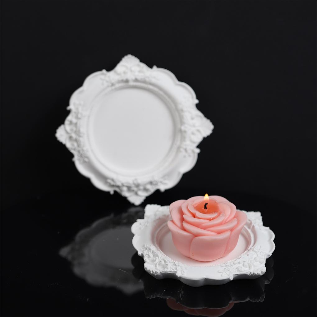 Forma na svíčku Miska DIY Řemeslo Silikonová forma Ruční práce Nepřilnavé formy Řemeslný doplněk pro Pryskyřici Hlínu Cement Sádru