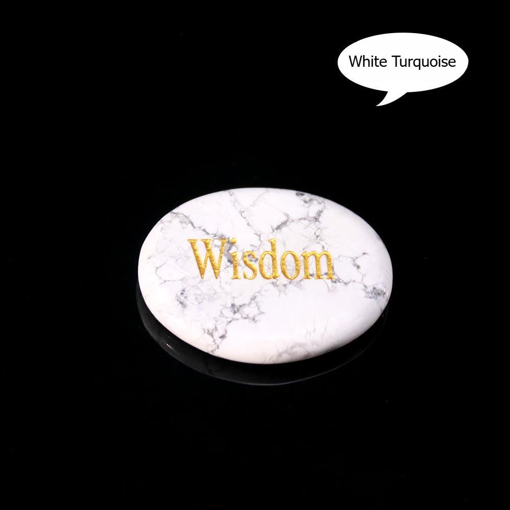 Natural crystal stone, thumb decompression, mixed color, engraving, palm, power stone, oval shape, mixed color crystal piece