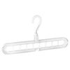 9-hole Clothes Hanger Organizer Space Saving Hanger Multi-function Folding Magic Hanger Drying Racks Scarf Clothes Storage