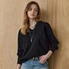MAXZA V Neck Loose Fit Sweatshirt Ze05qt400na