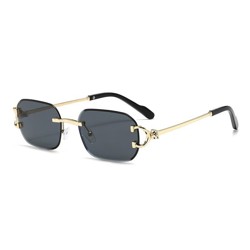 Square Unframed Sunglasses Men Summer 2026 With Uv400 Protection For Outdoor Sport And Fashion