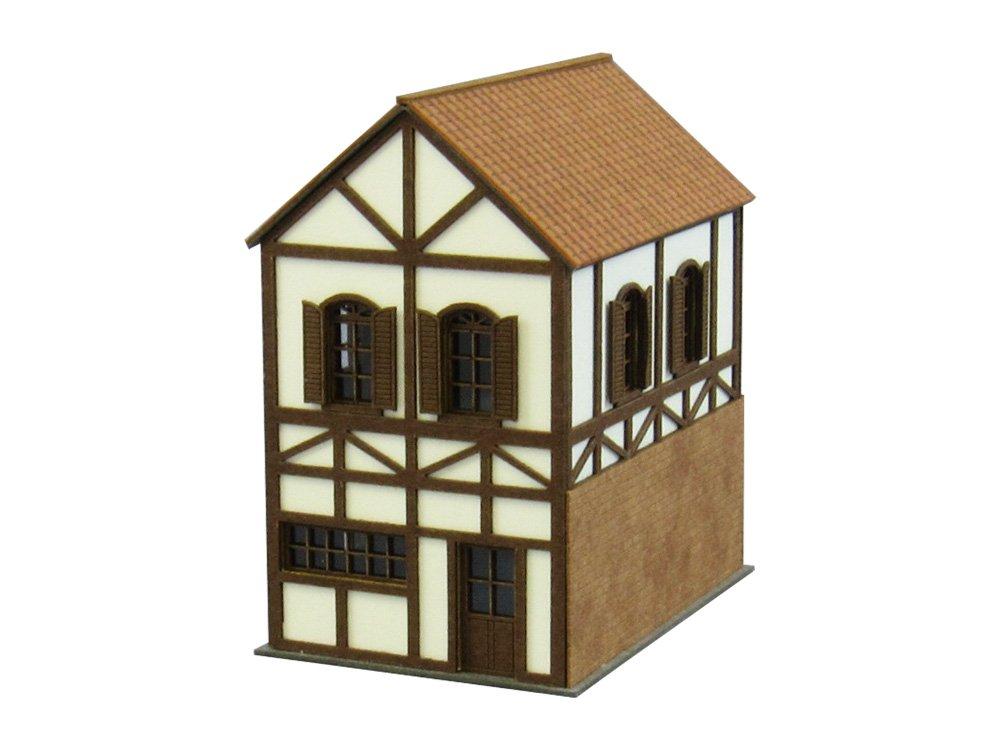 Nostalgic Diorama Series Restaurant A 1/150 (Papercraft Kit)