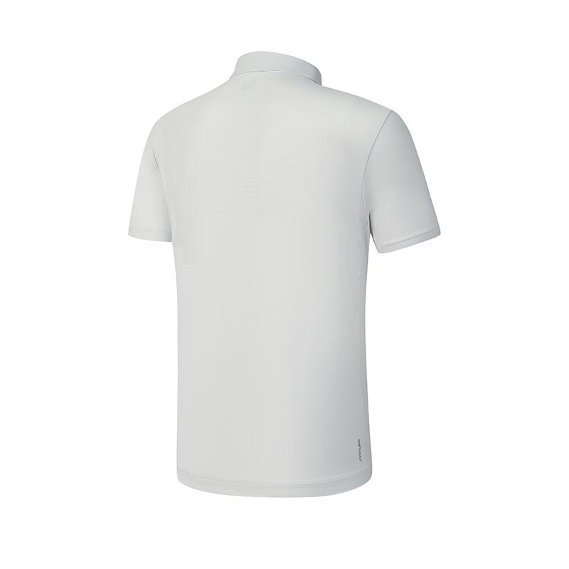 Fila Soft Comfortable Skin-Friendly Fashion Solid Color Short Sleeve Polo Shirt Men Tops A11M531103F-GY