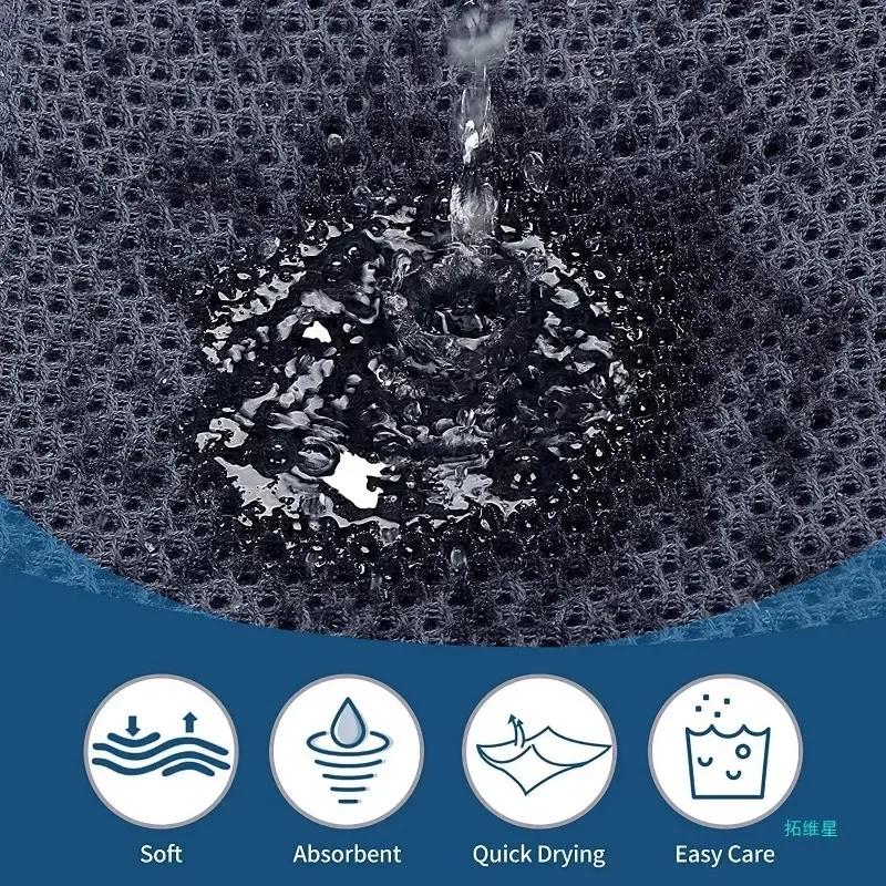 1PC Kitchen Dishcloth Cotton Kitchen Towel Super Soft Magic Cleaning Cloth Absorbent Cleaning Cloth Wiping Cloth Cleaning Tool