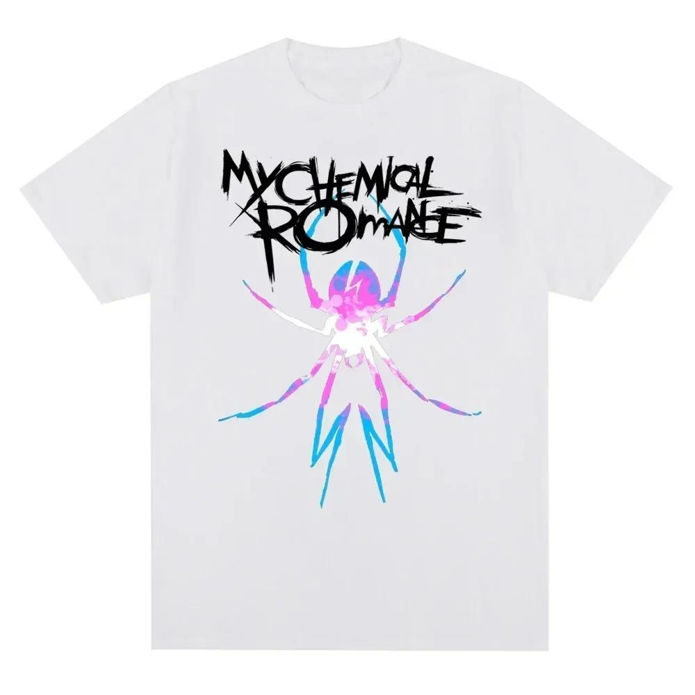 T-shirt Stampate My Chemical Romance Mcr Oversize Alta Qualità Comode Punk Emo Rock Moda Estiva Top