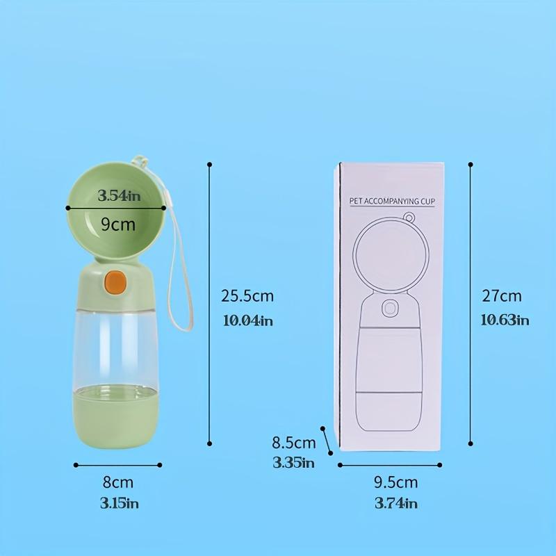 Portable 2-in-1 Dog Water Bottle & Food Container Pet Hydration System,  Pet Outdoor Walks or Travel Water Bottle Pet Supplies