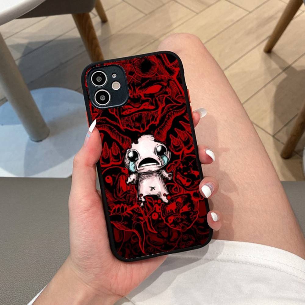 Game The B-Binding Of I-Isaac Phone Case For IPhone 16 15 14 13 12 11 Pro Max Plus X XS MAX Black Matte Phone Fundas