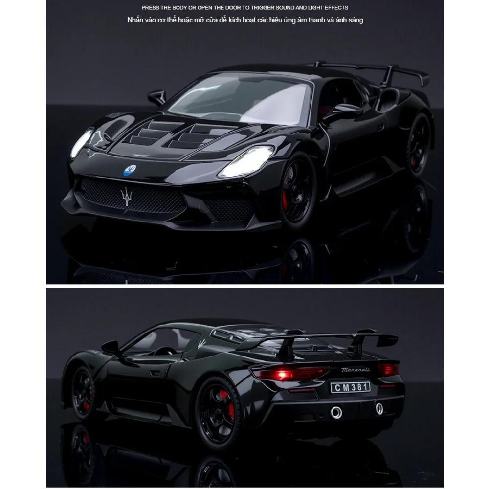 Simulazione 1/24 Maserati GT Auto Sportiva in Lega Modello Ornamento Giocattolo Ingrosso Dropshipping Regalo