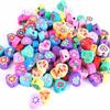 10mm Polymer Clay Beads - Fruit, Animal, Smiley Face Designs for DIY Jewelry Accessories