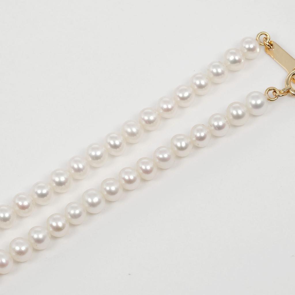 TASAKI Necklace Pearl/K18 Gold 11.73g Women Used