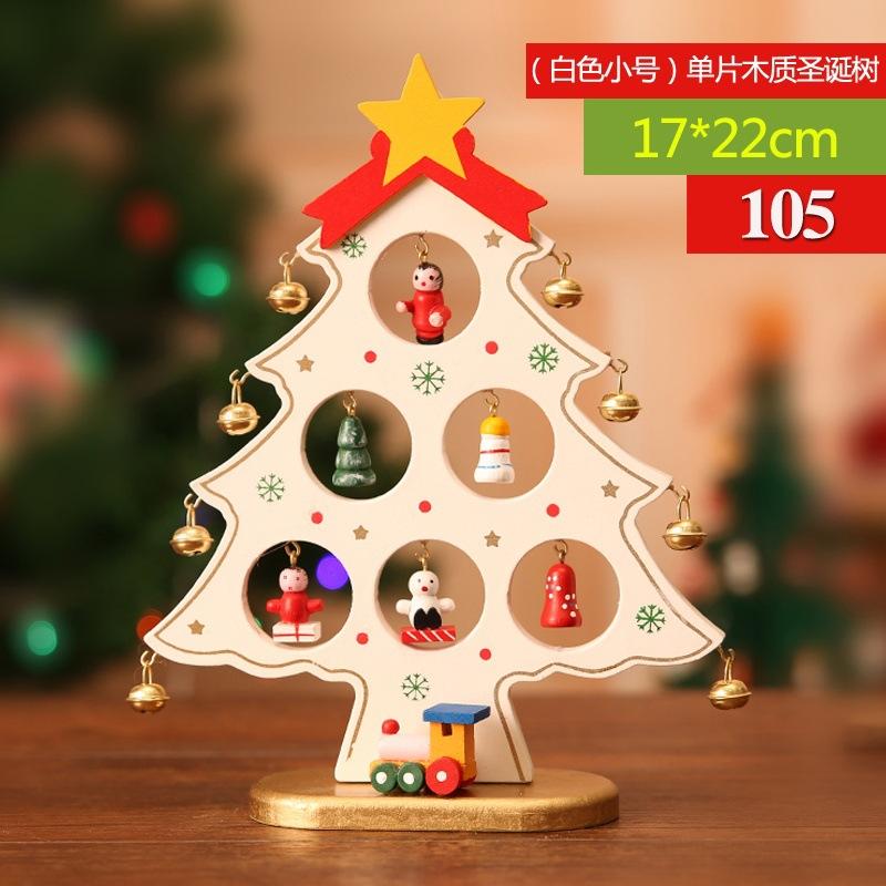 Mini Christmas Tree DIY Material Pack Small Tabletop Ornaments New Christmas Children's Gifts