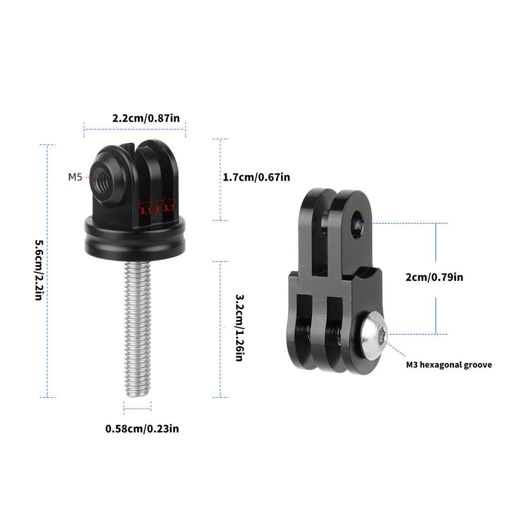 Cycling Camera Mount Adapter Quickly Release Bike Headsets Converter Sports Bike Accessories