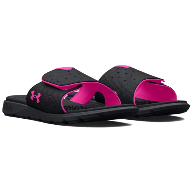 Under Armour Ignite Pro Slides 'Black Pink' Women's 3026027-002