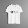 Estate Nuovo Unisex Versatile T-shirt Puro Cotone Alla Moda Casual Top Girocollo Traspirante Vestibilità Ampia Stampa Camicia Maniche Corte