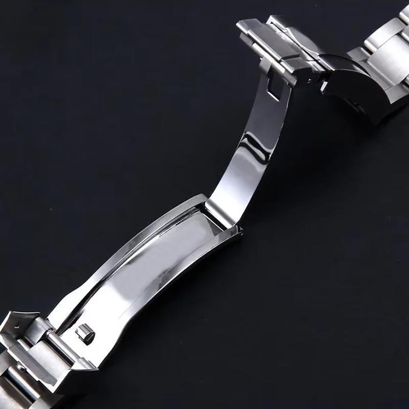 904L Jubilee Watchbands For Rolex SUB DAYTONA NH35 NH36 20mm Men's Strap Luxury Watch Chain Mod Parts Replacement Accessories