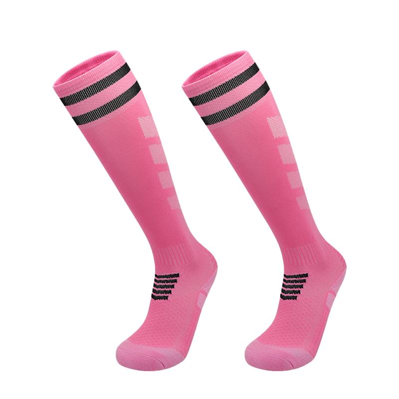 Towel Bottom Soccer Socks Breathable Knee High Training Long Stocking Adults Youths Kids Practical Competition Football Socks